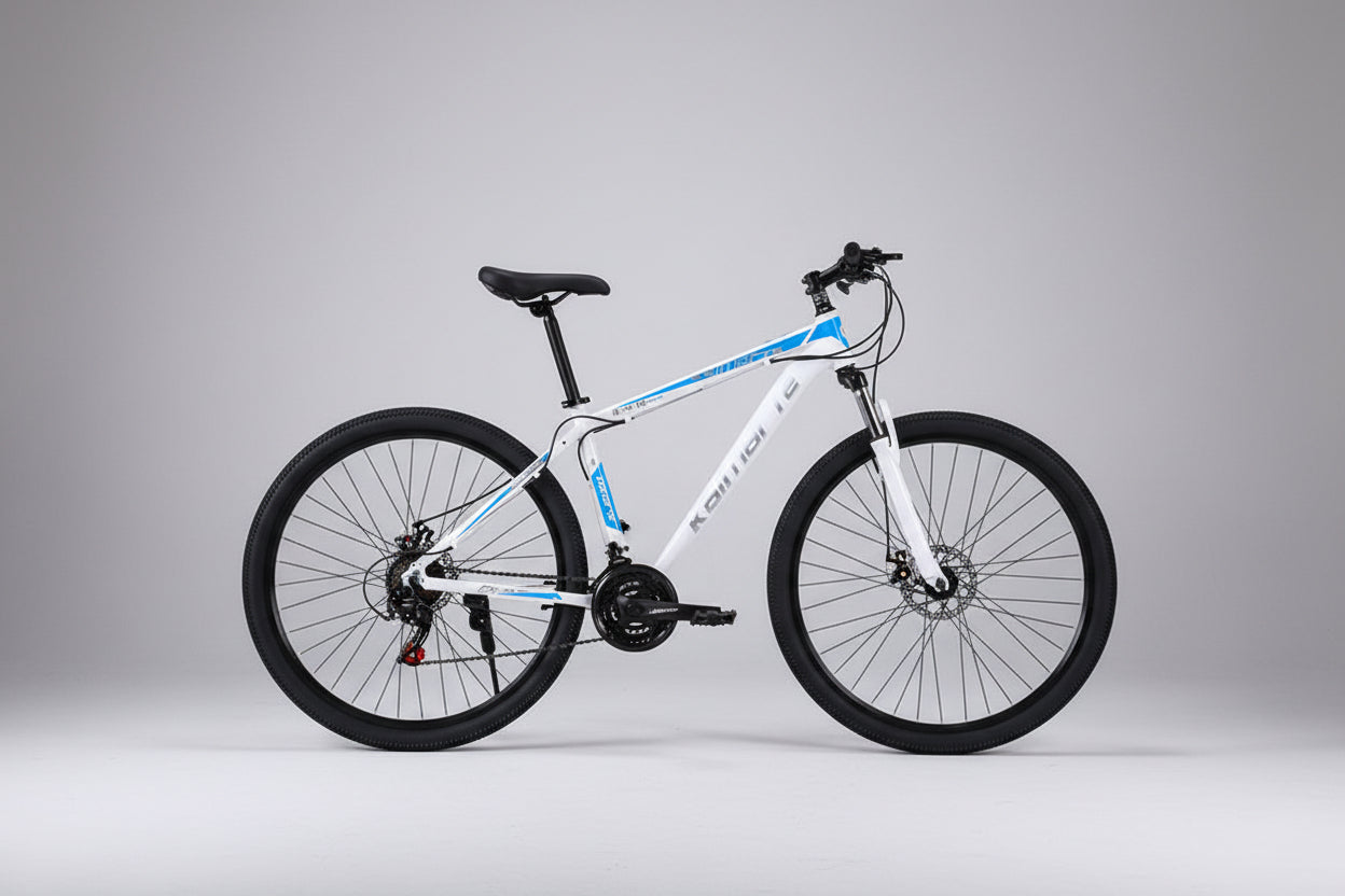 MTB Alluminio Leggera con Ammortizzazione e Freni a Disco – Perfetta per Off‑Road