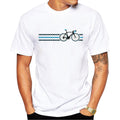 Men's T‑Shirt con Stampa Retro Bike – Maglietta Uomo Sportiva Vintage