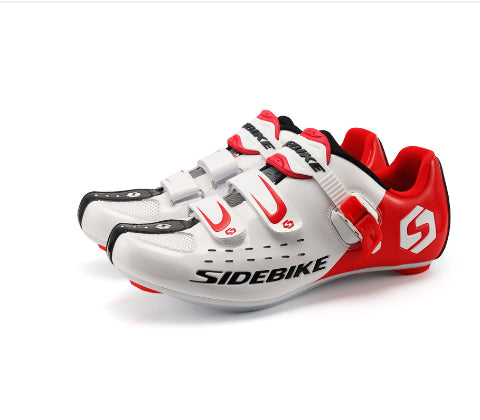 Scarpe da Ciclismo Professionali – Design Aerodinamico, Suola Rigida, Compatibili con Pedali a Sgancio Rapido