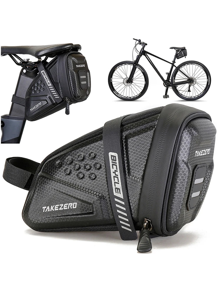 Borsa Sottosella 1L in EVA – Ampia Capacità, Impermeabile e Riflettente per MTB e Bici da Città