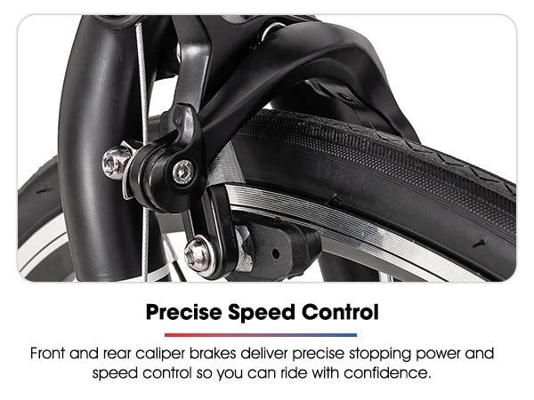 Hiland 700C Road Bike – Telaio in Alluminio Leggero, 14 Velocità, Bici da Corsa per Uomo e Donna