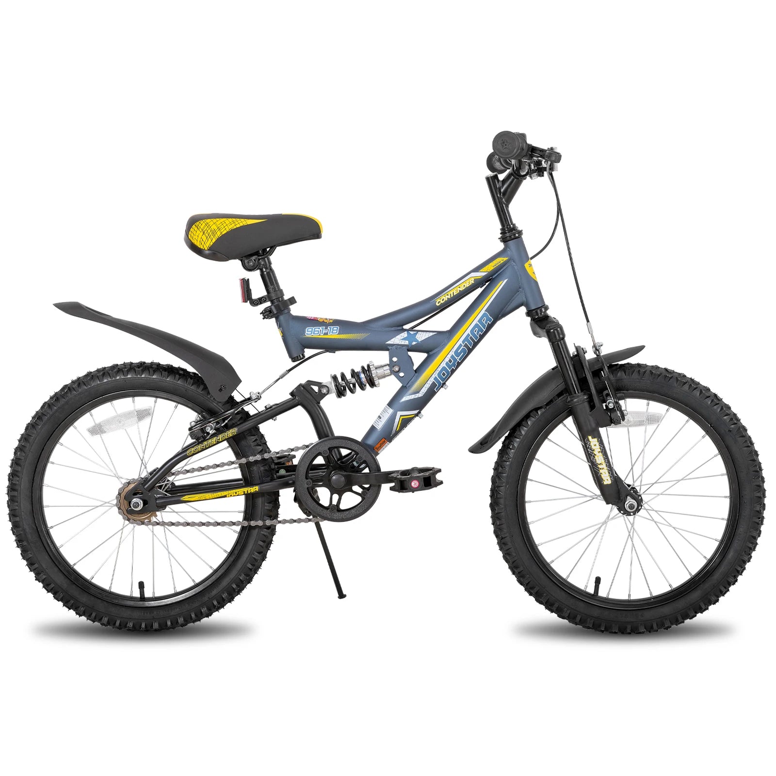 OYSTAR Mountain Bike 20" per Bambini 5–13 Anni – Doppia Sospensione, Telaio Robusto