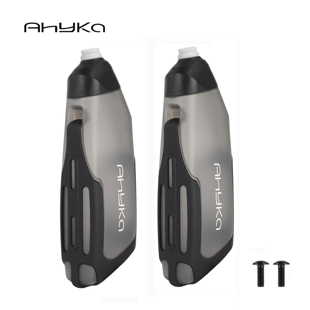 hyKa Set Portaborraccia Aerodinamico + Borraccia 600ml – MTB e Bici da Corsa