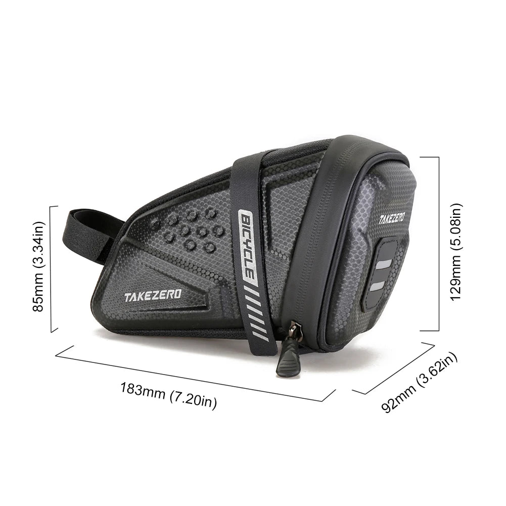 Borsa Sottosella 1L in EVA – Ampia Capacità, Impermeabile e Riflettente per MTB e Bici da Città