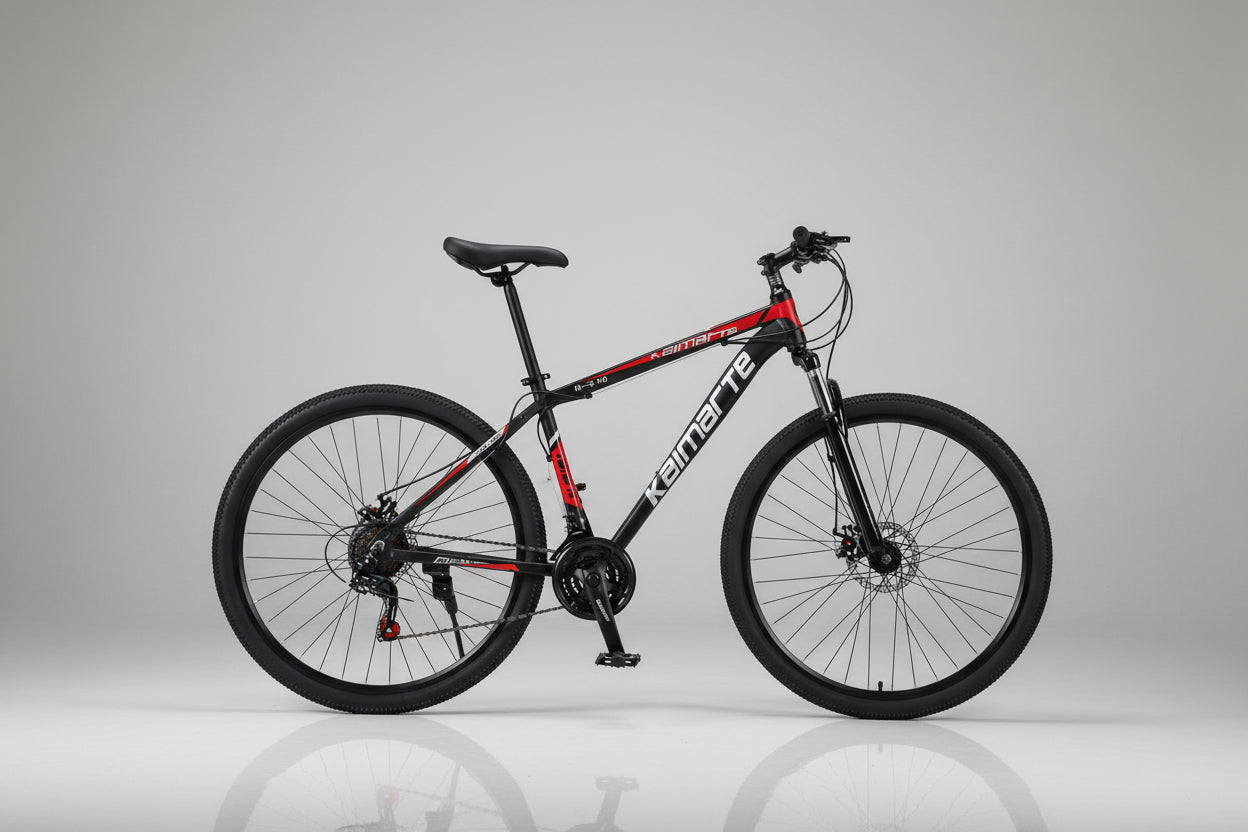 MTB Alluminio Leggera con Ammortizzazione e Freni a Disco – Perfetta per Off‑Road