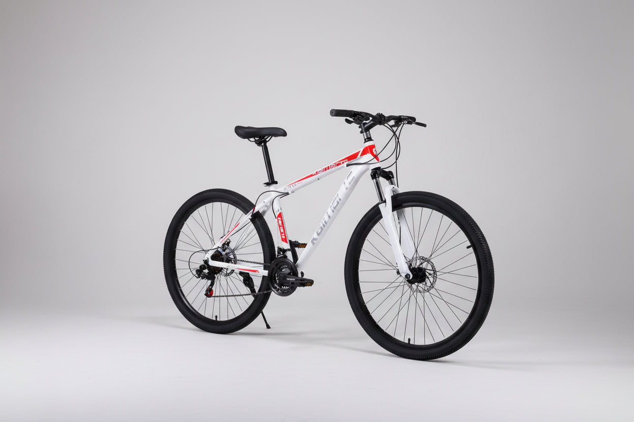 MTB Alluminio Leggera con Ammortizzazione e Freni a Disco – Perfetta per Off‑Road